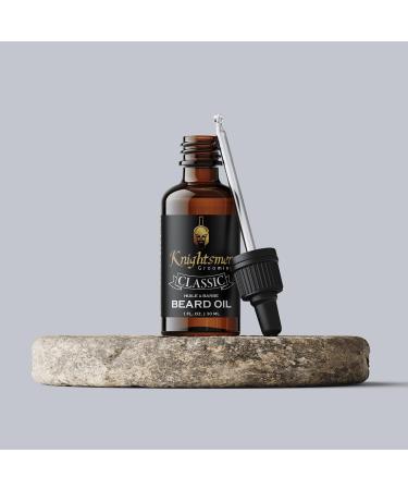 Men's Classic Beard Oil - Made in Canada | Coconut Argan Jojoba Castor & Grapeseed Oil + Vitamin E for Ultimate Grooming - Buy Online on GoSupps.com
