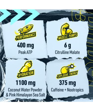 Blue Star Nutraceuticals P.P.K. Pre Workout Supplement - Energy Booster Nitric Oxide NO2 Booster Muscle Pumps & Hydration Support - Works After 1 Serving - 40 Servings (Pineapple Mango) - Buy Online on GoSupps.com