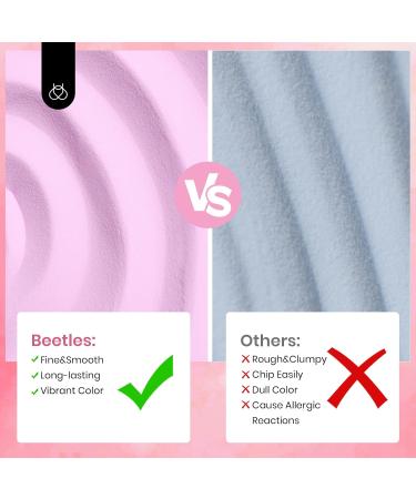 Beetles Dip Powder Nail Starter Kit - 7 Colors (Nude Pink Brown White) | DIY Dipping Powder Set with Complete Accessories - Buy Online on GoSupps.com