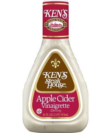 Ken's Steak House Apple Cider Vinaigrette Dressing - 16 Fl Oz (Pack of 2) - Buy Online on GoSupps.com