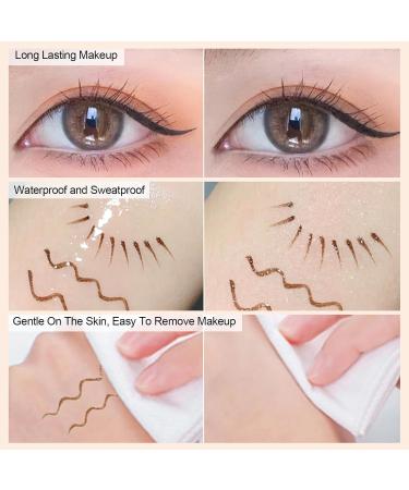 Erinde Red Liquid Eyeliner - High Precision Waterproof Long-Lasting Korean Makeup #08 - Buy Online on GoSupps.com