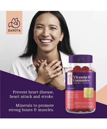 Fit Ox Immune Support Vitamin D3 Gummies 5000 IU - 2 Pack (60 Count) - Buy Online on GoSupps.com