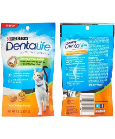 Purina Dentalife Dental Treats For Cats Bundle Savory Salmon And Tasty Chicken - Buy Online on GoSupps.com