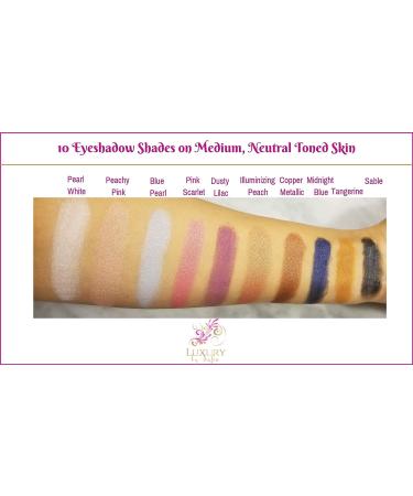 Luxury by Sofia Organic Eyeshadow - Blue Pearl | Natural Ingredients | Made with Organic Ingredients - Buy Online on GoSupps.com