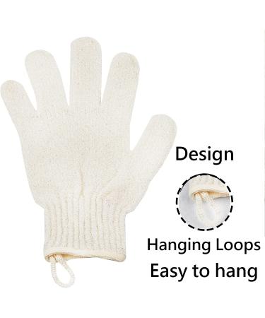 Exfoliating Gloves for Smooth & Soft Skin - Body Scrub & Ingrown Hair Remover - Shower Scrubber for Women & Men - 1 Pair - Buy Online on GoSupps.com