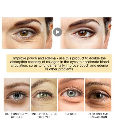 30 Pairs 24K Gold Eye Masks - Crystal Collagen Gel Patches for Puffiness Dark Circles & Fine Lines | Moisturizing Skin Care Pads - Buy Online on GoSupps.com