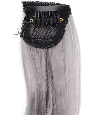 Hair Extension Synthetic Colorful Clip In Hairpiece Curling Wig for Party for Prom for Girls White tea ash - Buy Online on GoSupps.com