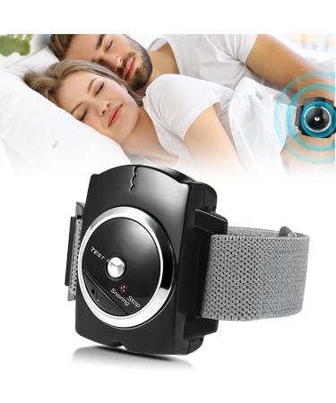 Anti-Snoring-Devices, Stop-Snoring-Sleep-Connection-Device-with-Wristband-for-Men/Women, Effective&Saft Black-grey