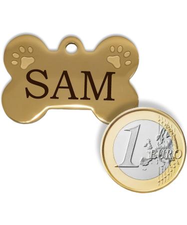Ibera Gifts - Personalized Bone-Shaped Pendants for Medium to Large Dogs & Cats | Custom Engraved Pet Collars & Neckbands - Buy Online on GoSupps.com