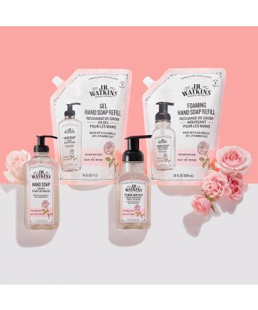 J.R. Watkins Rosewater Foaming Hand Soap Refill Pouch 828 mL Rose 828 ml (Pack of 1) - Buy Online on GoSupps.com