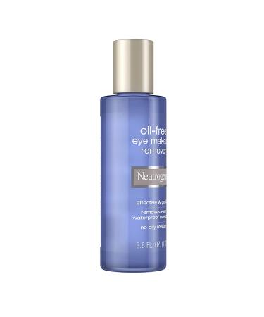 Neutrogena Oil-Free Liquid Eye Makeup Remover - Residue-Free & Gentle Solution with Aloe & Cucumber Extract - 3.8 fl. oz - Buy Online on GoSupps.com