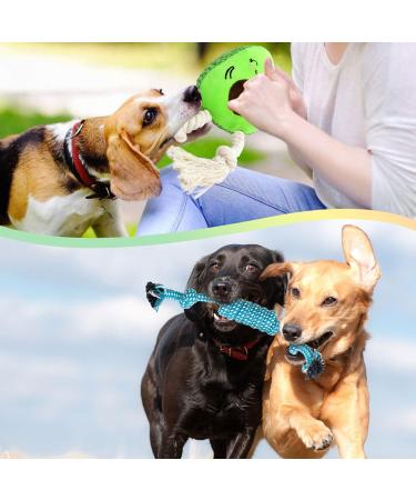 Buy Aeitpet Green Avocado Dog Toys - Squeaky Plush & Crinkle Paper for Large & Small Dogs - Buy Online on GoSupps.com