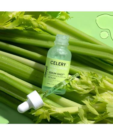 Sweet Chef Celery + Hyaluronic Acid Serum Shot - Hydrating & Brightening Vegan Serum (1 fl oz) - Buy Online on GoSupps.com