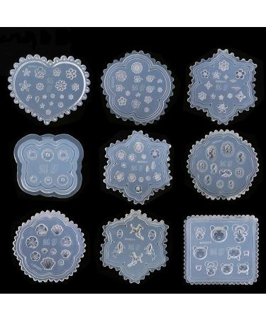 Buy Nail Stamping Template - Floral DIY Nail Art Design Accessories for Women - International Shipping Available - Buy Online on GoSupps.com