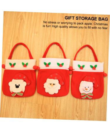 Alipis 2pcs Candy Tote Storage Bag Bags Storage Case Christmas Pouch Brushed Cloth Child Christmas Bag - Buy Online on GoSupps.com