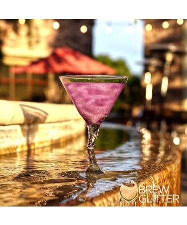 Pink Edible Brew Glitter for Drinks & More | 4g | Kosher Certified, Vegan & Gluten Nut Free - Buy Online on GoSupps.com