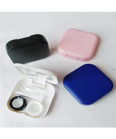Lentil & Contact Lens Storage Container | Mini Box for Travel - Pink & White | Eye-Trip Kit Holder - Buy Online on GoSupps.com