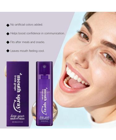 Mouthwash Spray 10ml Toothpaste Stain Removal Mist Flavored Spray In Travel Size | For Women And Men With Sensitive Gums Throat And Teeth - Buy Online on GoSupps.com