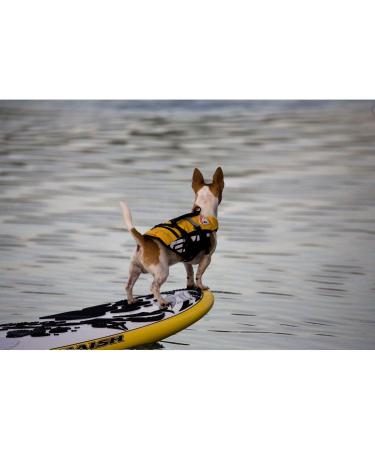 Ezydog Life Jacket for Small Dogs - Adjustable DFD Dog Vest with Handle & Reflectors (MXS Yellow) - Safe & Stylish Floatation Aid - Buy Online on GoSupps.com