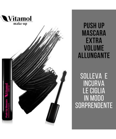 Vitamol Mascara Push up extra volume and lengthening eyelashes 10 ml - Buy Online on GoSupps.com