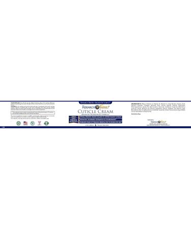 Research Verified Cuticle Cream - Heal & Maintain Healthy Cuticles & Nail Beds - 2 Oz - Made in the USA - Best International Shipping - Buy Online on GoSupps.com