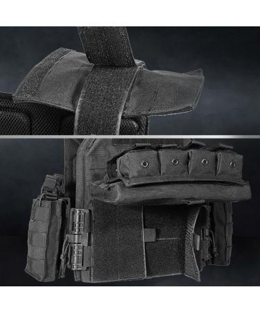 Buy Generic Plate Carrier - Molle Quick Release Tactical Vest in Black | International Shipping Available - Buy Online on GoSupps.com