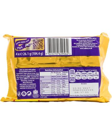 Cadbury Crunchie 26.1g Bars - Pack of 40 - Buy Online on GoSupps.com