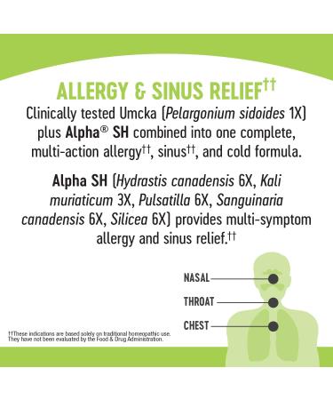 Umcka Allergy & Sinus Relief - Cherry Flavor, 20 Tablets | Nature's Way - Buy Online on GoSupps.com