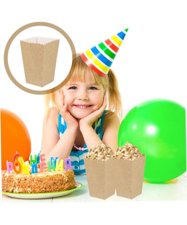 ABOOFAN 300 Pcs Cardboard Popcorn Dessert Bowls Charcuterie Cups Paper Cones for Food Popcorn Containers Movie Night Popcorn Bowl Square Disposable Trays Party Candy Cartons Mini Lunch Bag As Shownx6pcs mediumx6pcs - Buy Online on GoSupps.com