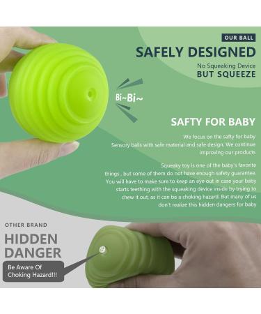 Vintage Baby Sensory Toys - 6pcs Soft Squeeze Ball Set | Infant Multi-Texture Massage Balls for Developmental Play - Buy Online on GoSupps.com