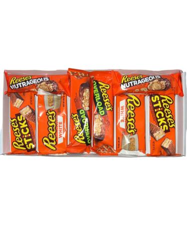 The Candy Cabin - Reeses Personalised Gift Hamper Peanut Butter Cup Stick Nut Bar White Milk Chocolate - Buy Online on GoSupps.com
