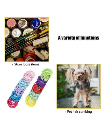 Hanyoushengvance 200pc Multicolor Elastic Hair Ties - 2mm Hair Bands for Ponytails - Buy Online on GoSupps.com