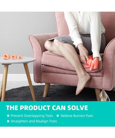 Toe Separators for Women | Gel Spacers for Bunions & Overlapping Toes | Big Toe Alignment Correctors (12 Pack 3 Sizes Beige) - Comfortable Relief & Support - Buy Online on GoSupps.com