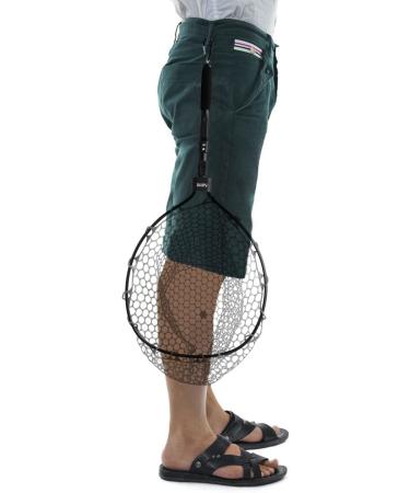 PLUSINNO Fly Fishing Net - 16 x 13 Hoop Size - Soft Rubber Mesh - Catch and Release Net - Buy Online on GoSupps.com