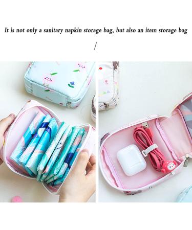 Stylish Women's Bond Storage Bag for Tampons | Menstruation Organizer | Large Capacity White Container - Buy Online on GoSupps.com