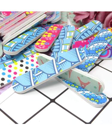 Honbay 50PCS Mini Double Sided Nail Files Emory Boards (150/150 Grit) for Home & Salon Use - Buy Online on GoSupps.com