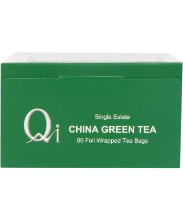 Qi Teas Organic Green 80 Teabags (Pack of 5 Total 400 Teabags) - Buy Online on GoSupps.com