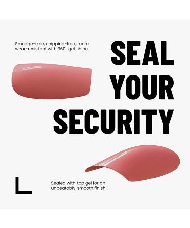 Veda Rose Pink Short Square Press on Nails - 24 Pcs with Nail Glue and Tools - Buy Online on GoSupps.com