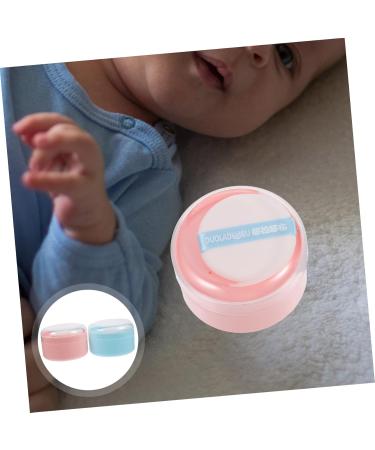 Mipcase Bo te Poudre B b 2 Pi ces Petit tui Houppette Pour Poudre Corporelle Rose Et Bleu L ger Portable Voyage - Buy Online on GoSupps.com