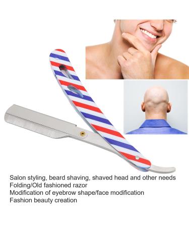 Manual Stainless Steel Razor with 360 Rotation - Perfect for Men's Hairdressing at Home & Salons - Buy Online on GoSupps.com