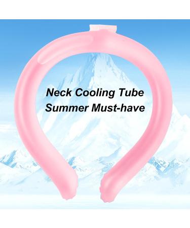 Cooling Neck Tube Reusable Neck Cooler with Ice Crystals Stay Cool in Summer Heat Pink - Buy Online on GoSupps.com