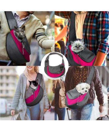 Buy Small Dog Carrying Bag | Adjustable Shoulder Strap Pet Carrier for Dogs & Cats - Ideal for Travel & Outdoor Use - Buy Online on GoSupps.com
