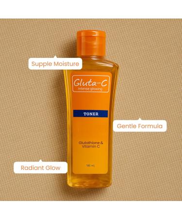 Intense Glow Facial Toner Alcohol-Free Hydrating Toner for Refreshed Smooth & Balanced Skin Pore-Refining and Radiance-Enhancing Formula 100ml - Buy Online on GoSupps.com