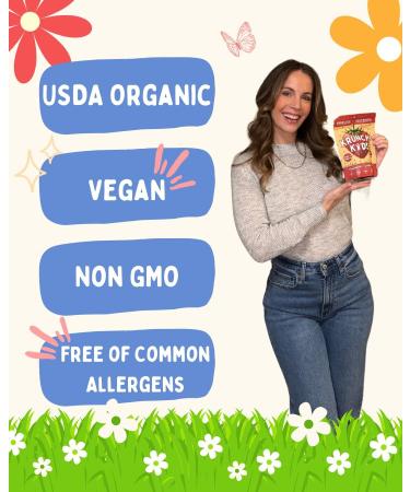 Krunchy Kids Organic Prebiotic & Postbiotic Gummy Vitamin for Kids and Adults Allulose Sugar Free Fermented Strawberry Support Gut Health Dye Free - Buy Online on GoSupps.com