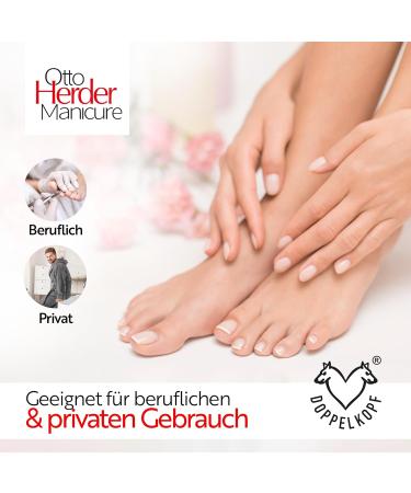 Otto Herder 3-Part Feusspflege Instruments Set - 2 Corner Lifters (17cm & 12.8cm) & Curved/Straight Corner File (15cm) for Optimal Foot Care - International Shipping Available - Buy Online on GoSupps.com
