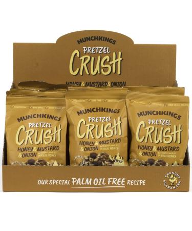 Hibvest MunchKings Sourdough Pretzel Crush (Honey Mustard & Onion 18 x 50g) Honey Mustard & Onion 900.00 g (Pack of 1)