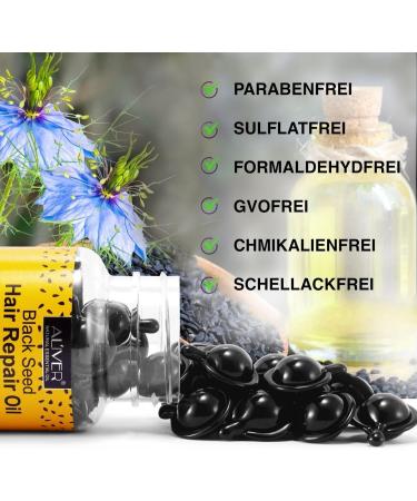 P-Beauty Organic Black Cumin Oil Capsules with Keratin - 120 Capsules for External Use Hair Growth Hair Oil & Scalp Care - Gives Hair Strength & Shine - Buy Online on GoSupps.com