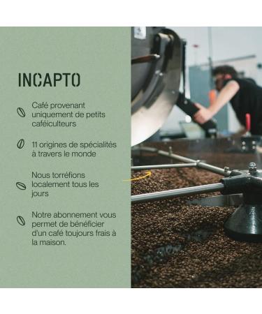 Incapto Caf en Grain Strong Blend 500g | M lange 80% Arabica et 20% Robusta | Fort et Amer | Origines Ouganda Br sil et P rou | Torr faction Naturelle - Buy Online on GoSupps.com
