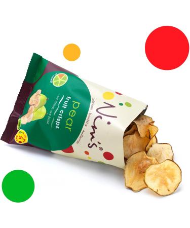 Nim's Selection Box: Air Dried Pear And Pineapple Crisps - 6 Packs Each - Crisps multipack box Of 12 - Buy Online on GoSupps.com