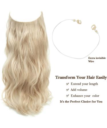 Adjustable Blonde Hair Extensions | 20 Curly Synthetic Clip-Ins for Women - Buy Online on GoSupps.com